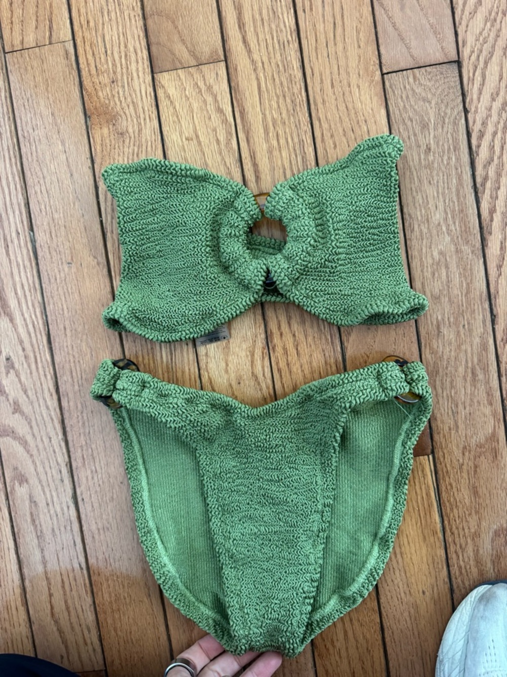 Hunza g strapless bathing suit